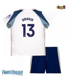 Tottenham Hotspur Destiny Udogie #13 Echipament de Fotbal Replică 2025-26 Copii Acasa (+ Șorturi)